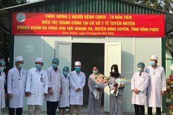 Thêm 2 bệnh nhân nhiễm Covid-19 ở Vĩnh Phúc xuất viện