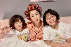 Thúy Nga cười ra nước mắt khi con gái làm văn tả mẹ cao 30m