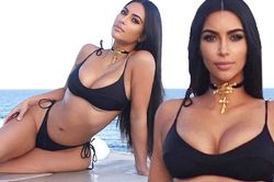 Kim Kardashian quyến rũ 'nảy lửa' với bikini