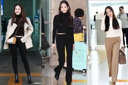 'Mỹ nhân dao kéo' Park Min Young liên tục biến sân bay thành sàn diễn thời trang