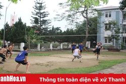 Sôi nổi phong trào thể dục thể thao ở xã Cẩm Tú