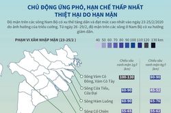 Chủ động ứng phó, hạn chế thấp nhất thiệt hại do hạn mặn