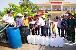 Độ mặn trên các sông Nam Bộ đạt mức cao nhất từ ngày 23 đến 25-2