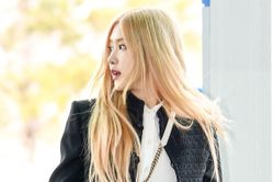 Rosé (BlackPink) mặc áo khoác hơn 100 triệu đồng ra sân bay