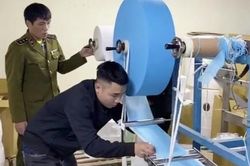 Chuyển hồ sơ sang cơ quan cảnh sát điều tra xử lý vụ dùng giấy vệ sinh sản xuất khẩu trang kháng khuẩn