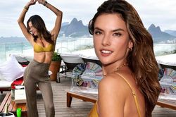 Mê mẩn ngắm đường cong tuyệt mỹ của Alessandra Ambrosio