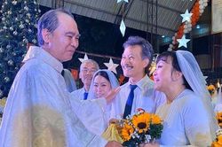 Danh ca Hương Lan làm lễ cưới ở nhà thờ ở tuổi 64