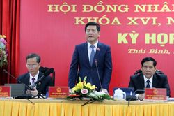 Kỳ họp bất thường HĐND tỉnh Thái Bình thông qua nhiều nghị quyết