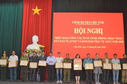 Chư Pah triển khai công tác phòng-chống tội phạm và an ninh năm 2020
