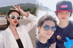 Chụp ảnh cùng con trai, Tim hi vọng ngày 'đoàn tụ' cùng Trương Quỳnh Anh sẽ đến thật gần?