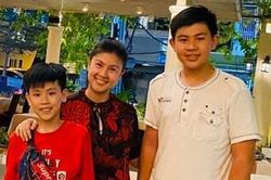 Diễn viên Kim Thư khoe ảnh hai con trai khiến nhiều người bất ngờ