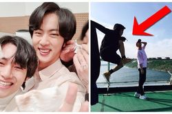 Những lần BTS chẳng để yên cho Jin chụp hình tử tế