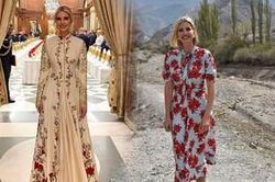Ivanka Trump đẹp như hoa với váy đầm nữ tính khi công du Ấn Độ