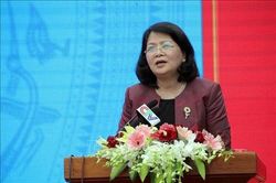 Phó Chủ tịch nước dự Hội nghị ký kết giao ước thi đua Cụm các tỉnh Tây Nam Bộ