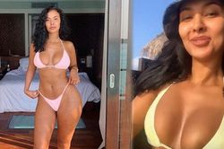 Nữ MC Anh Maya Jama khoe đường cong 'bốc lửa' với loạt bikini bé xíu