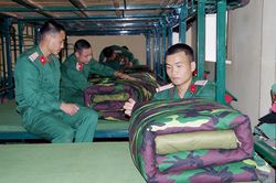 Những ngày đầu huấn luyện tân binh ở Tiểu đoàn Bộ binh 1