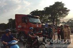 'Hung thần' container cuốn xe máy, 1 người tử vong tại chỗ