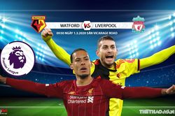Soi kèo nhà cái Watford vs Liverpool. K+PM trực tiếp vòng 28 Giải ngoại hạng Anh