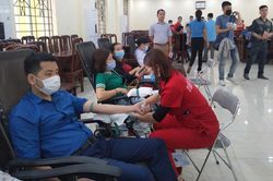 Thu được 250 đơn vị máu tại Ngày hội hiến máu tình nguyện
