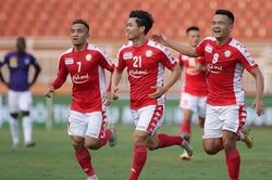 Công Phượng cho thấy bản năng săn bàn với pha mở tỉ số vào lưới CLB Hà Nội