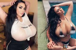 Người mẫu Nga kể khổ, liên tục bị quấy rối vì có vòng một tự nhiên khổng lồ