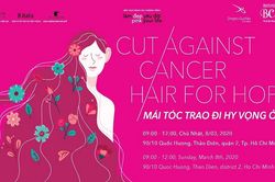 Cắt tóc miễn phí cho bệnh nhân ung thư vú nhân ngày 8/3