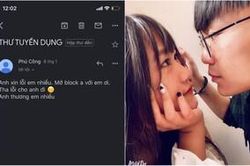 Chàng trai tung chiêu dỗ bạn gái bằng 'mail tuyển dụng' khiến dân tình 'bái phục sát đất'