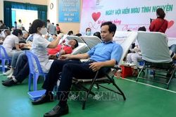 Hàng nghìn công nhân ở Đà Nẵng tham gia hiến máu tình nguyện