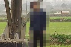 Hà Nội: Người đàn ông 41 tuổi tử vong trong tư thế treo cổ trên cột điện