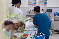 Gia đình hốt hoảng đưa Ngọc Lan nhập viện cấp cứu nửa đêm
