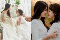 Đám cưới ngọt ngào 'đẹp như mơ' của cặp đôi đồng tính nữ Hàn Quốc 'bất chấp' đại dịch COVID-19