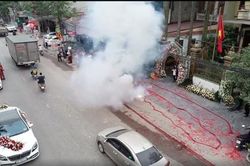 Hà Nội: Khẩn trương điều tra vụ đốt pháo trong đám cưới ở Sóc Sơn