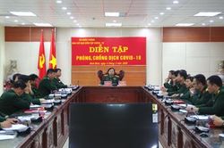 Bộ Quốc phòng diễn tập phòng, chống dịch Covid - 19