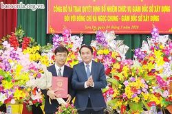 Công bố Quyết định của Chủ tịch UBND tỉnh về công tác cán bộ