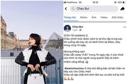 Châu Bùi- nghệ sĩ Việt đầu tiên bị cách ly vì Covid-19