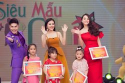 Hoa hậu Tiểu Vy thị phạm cho các siêu mẫu nhí