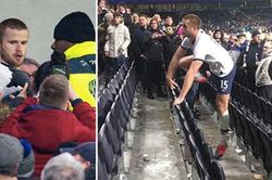 Dier 'bắt chước' Eric Cantona, nhảy lên khán đài 'đánh nhau' với fan