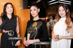 Hoa hậu Khánh Vân đọ sắc cô nàng 'hotgirl thả thính' Thanh Tâm trong họp báo ra mắt 'Phượng Khấu'