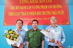 Xin lỗi công khai hai doanh nhân bị tạm giam không có lệnh hợp pháp