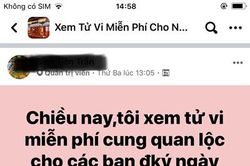 Cẩn thận với chiêu trò xem bói online miễn phí