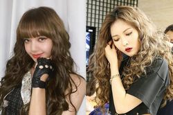 Lisa (BlackPink) cùng các sao Hàn để tóc xoăn mỳ tôm