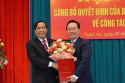 Công bố quyết định của Ban Bí thư về công tác cán bộ