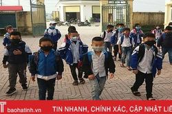 Học sinh bậc mầm non, tiểu học và THCS ở Hà Tĩnh tiếp tục nghỉ học