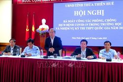 Thừa Thiên - Huế đảm bảo phòng, chống dịch COVID -19 trong trường học