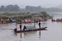 Hai vợ chồng đi đánh cá bị đuối nước thương tâm trên sông Mã