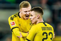 Haaland tiếp tục tỏa sáng ở Dortmund