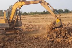 Dân cào bán đất phù sa trên mặt ruộng giữa hạn mặn khốc liệt