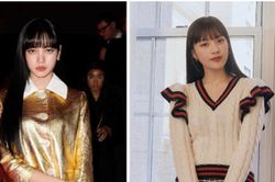 Lisa Blackpink mặc bộ váy bằng vàng dự tuần lễ thời trang danh tiếng thế giới