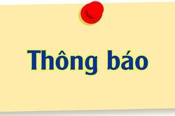 Thông báo mời thầu