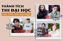 Thành tích thi Đại học của minh tinh Hoa Ngữ: Diễn hay chưa chắc khi thi đã điểm cao!